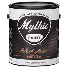 Mythic Paint Black Label Semi-Gloss Paint Can